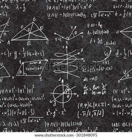 Seamless Pattern Mathematical Operations Elementary Functions ...