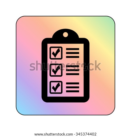 Clipboard Check Lists Paper Cartoon Vector Stock Vector 287386778