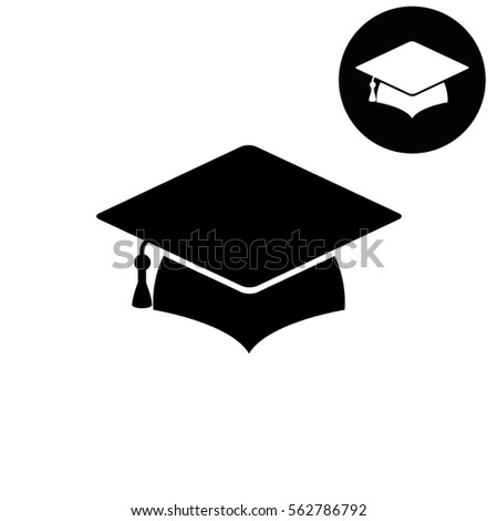 Academic Cap On White Background Student Stock Vector 306293687 ...