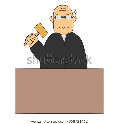 Judge Cartoon Stock Images, Royalty-Free Images & Vectors | Shutterstock