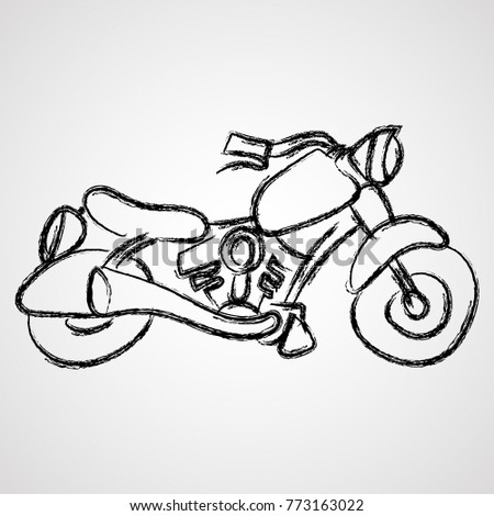  Motorcycle Vector Illustration Stock Vector 76798147 - Shutterstock