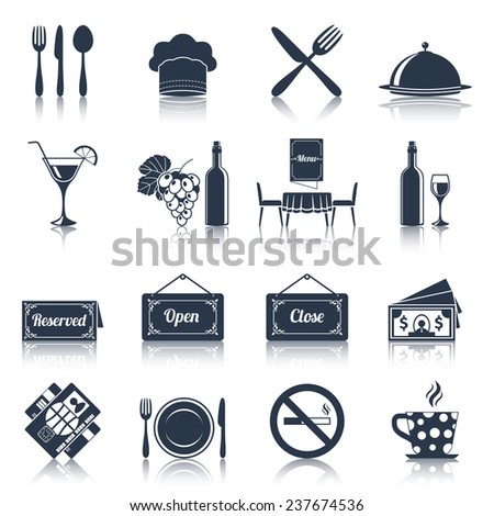 Restaurant Kitchen Illustration restaurant food kitchen black icons set stock vector 220207789 Restaurant Kitchen Illustration restaurant food kitchen black icons set stock vector 220207789