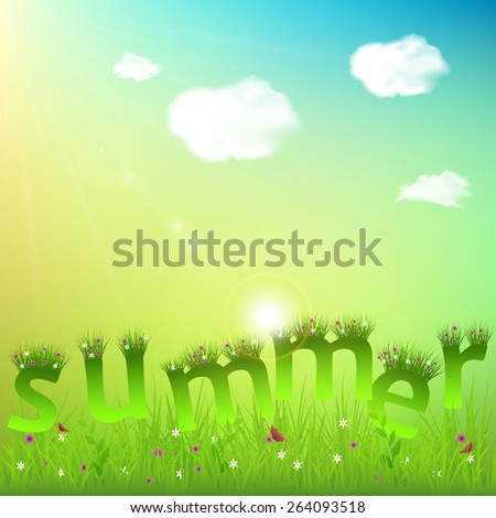 Summer Poster Background For Design Summer Poster Background For Design