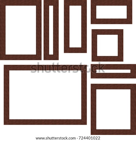Square Set Of Frames With Transparent Background Vector IllustrationHigh Resolution Square Set Of Frames With Transparent Background Vector IllustrationHigh Resolution