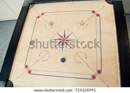 Carrom Board Game Stock Photo 724328995 Carrom Board Game Stock Photo 724328995