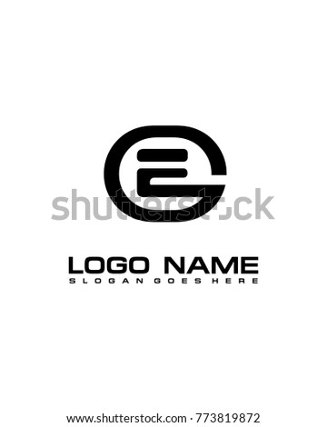 Letter Initial E Logo Design Template Stock Vector 675277165 - Shutterstock