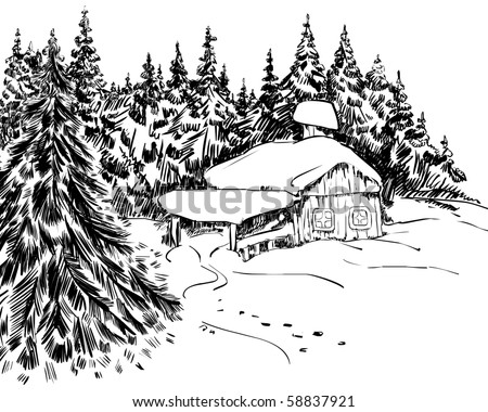 Forest Sketch Stock Photos, Images, & Pictures | Shutterstock