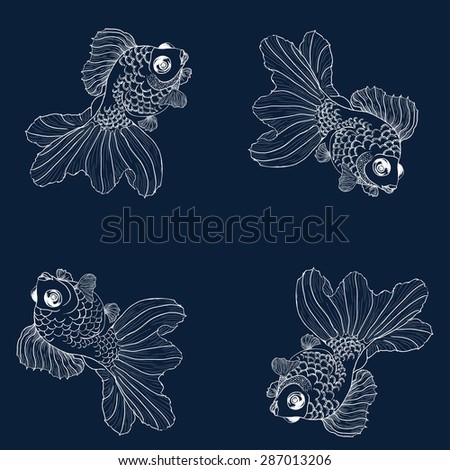 goldfish vector
