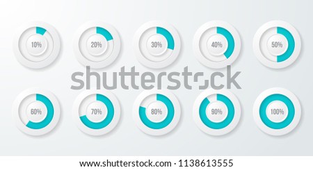 infographic pie chart templates can be stock vector 1138613555