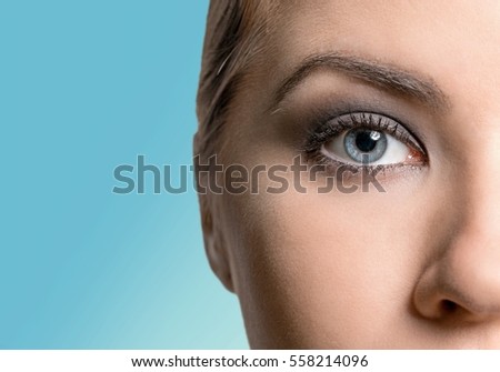 Human eye.