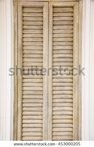 Rustic Window Closed Wooden Exterior Shutters Stock Photo (Royalty ... Rustic Window Closed Wooden Exterior Shutters Stock Photo (Royalty ...