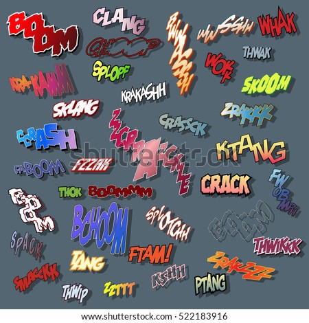 Onomatopoeia Stock Photos, Royalty-Free Images & Vectors - Shutterstock