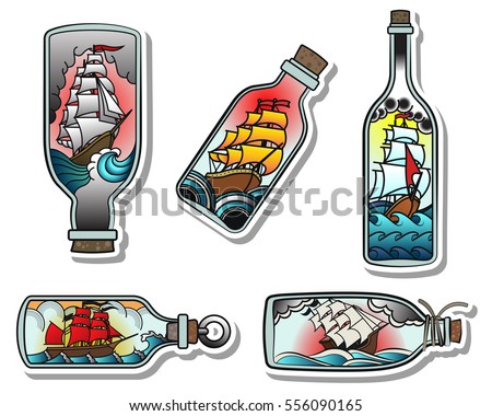 vector ship bottle ancient sailing ships stock vector 556090165 vector ship bottle ancient sailing ships stock vector 556090165