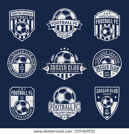 Set University College School Crests Logo Stock Vector 104903492 Shutterstock Nightclub Logo Template