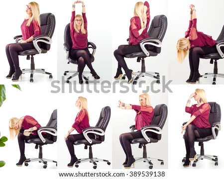 collage young business woman doing exercises stock photo 389539138 collage young business woman doing exercises stock photo 389539138