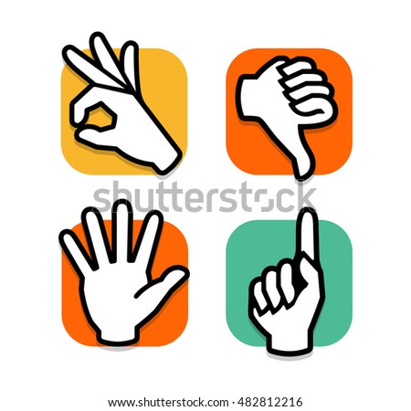 Three Fingers Stock Photos, Royalty-Free Images & Vectors - Shutterstock