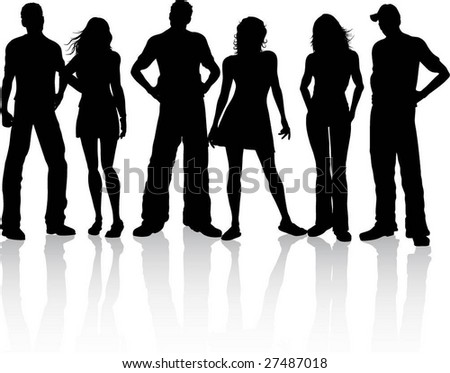 Teen Silhouette Stock Photos, Images, & Pictures | Shutterstock
