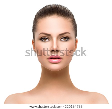 Beautiful Face Young Woman Clean Fresh Stock Photo 149962697 - Shutterstock