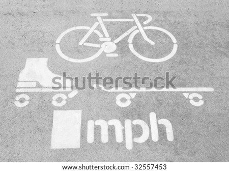 Bike Skate Sidewalk Speed Limit Sign Fung S Portfolio On