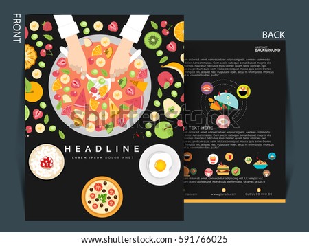 food flyer design