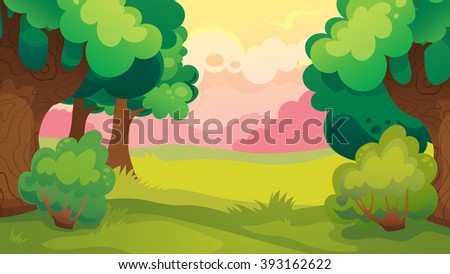 Cartoon Forest Stock Images, Royalty-Free Images & Vectors | Shutterstock