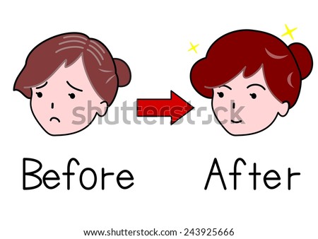 Colored Isolated Cartoon Sickness Woman Icon Stock Vector 