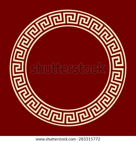 Red Vector Border Chinese Style Stock Vector 24757342 - Shutterstock