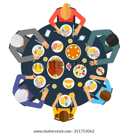 Dining Table Top View family sitting dining table top view stock vector 326637689 Dining Table Top View family sitting dining table top view stock vector 326637689