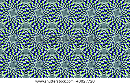 Green Blue Concentric Circles Which Appear Stock Photo 51154624 ...