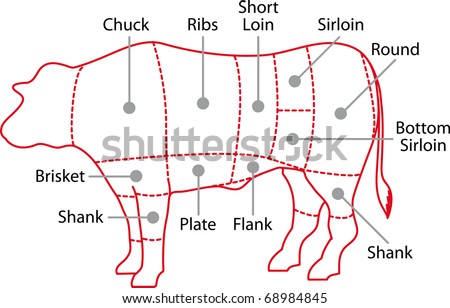 Meat diagram Stock Photos, Images, & Pictures | Shutterstock