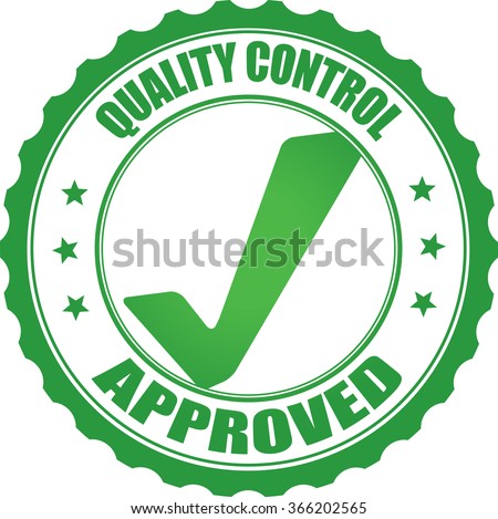 Approved Quality Control Green Grunge Stamp Stock Illustration ...