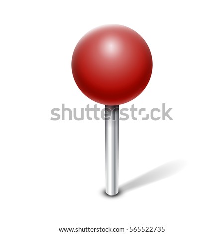 Red Pin Map Pointer Location Icon Stock Vector 565522735 - Shutterstock