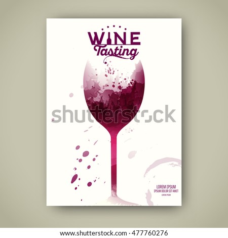 design template background wine stains illustrations stock vector design template background wine stains illustrations stock vector, Presentation templates