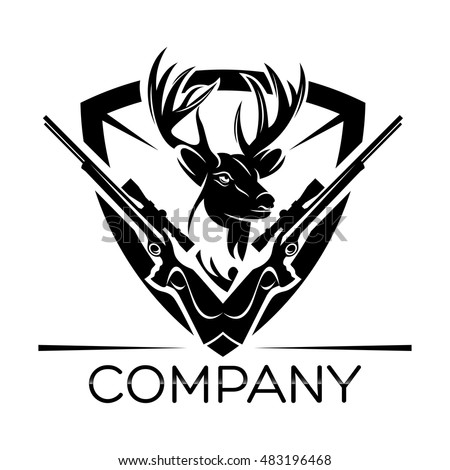 deer hunting logo stock vector hd royalty free 483196468 hunting logo