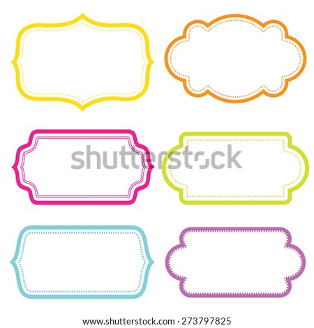 Fancy Label Stock Vector 273797825 - Shutterstock