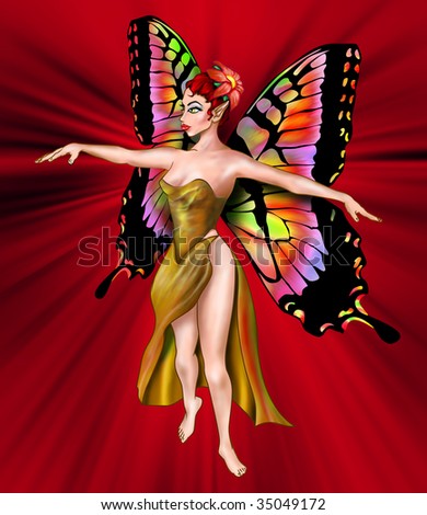 illustration fairy kanha hindu janmashtami god wings rainbow golden background shutterstock hindi meaning fantasy