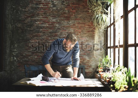 Architect Engineer Design Working Planning Concept
