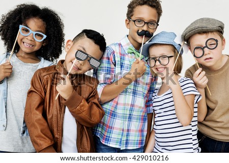 Children Kids Friends Playful Happiness Concept