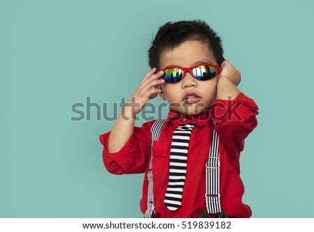 Little Boy Kid Adorable Cute Playful Portrait Concept