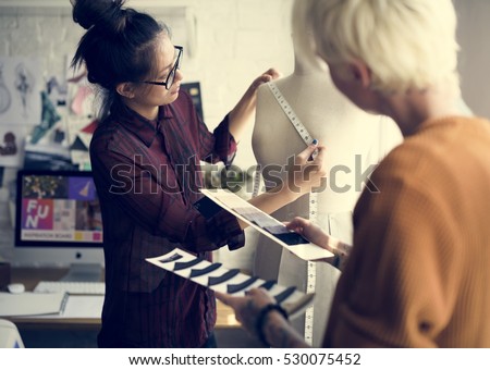 Fashion Design Mannequin Measurement Concept