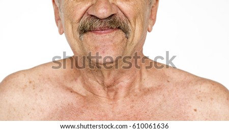 Shirtless Old Man Stock Images, Royalty-Free Images & Vectors