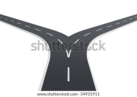 Split road Stock Photos, Images, & Pictures | Shutterstock