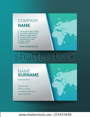 maps for business cards