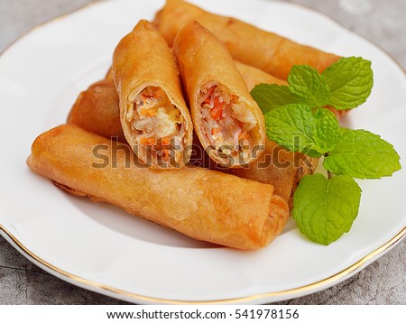 deep fried spring rolls
