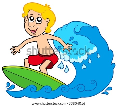 Cartoon surfing Stock Photos, Images, & Pictures | Shutterstock