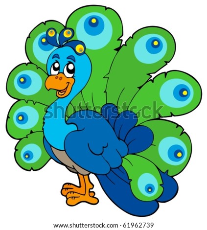 Peacock cartoon Stock Photos, Images, & Pictures | Shutterstock