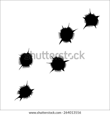 Bullet holes