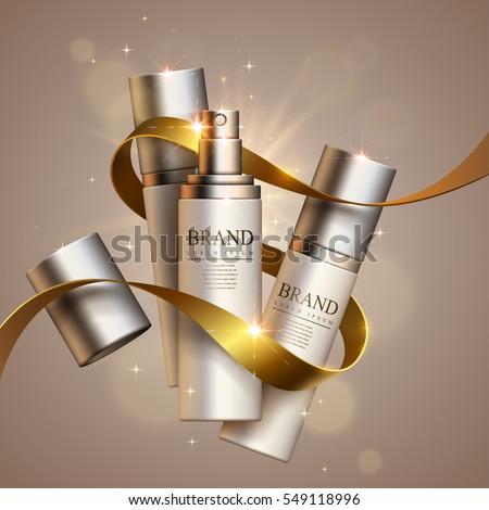 Cosmetics and decorative ribbon