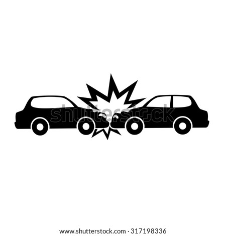 Crashed Cars Vector Stock Vector 428706862 - Shutterstock