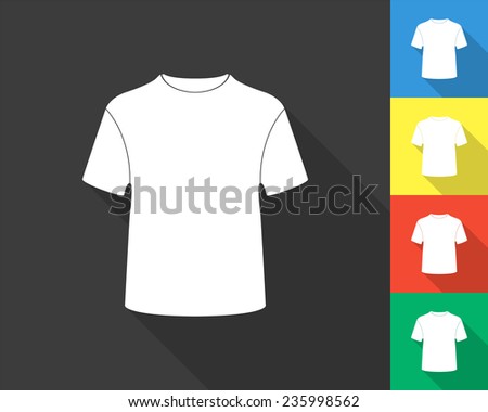 Download Vector Cartoon White Tshirt Clean Dirty Stock Vector ...